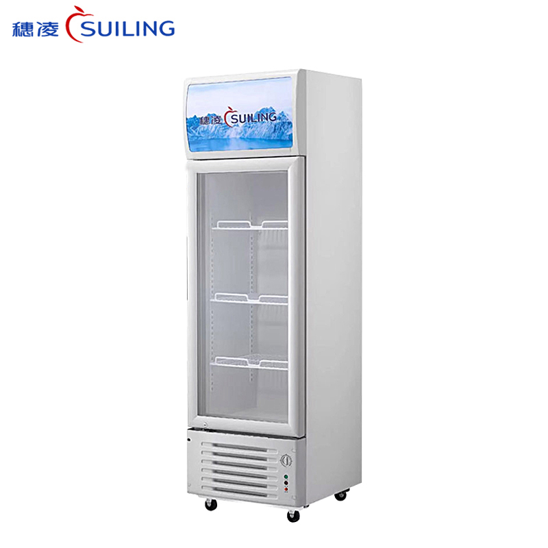 穗凌（SUILING)LG4-209LT/259LT/319LT商用单温直冷展示冰柜 玻璃门饮料柜 冷藏保鲜立式单门冰柜【冷柜图片 冷柜价格 冷柜品牌 冷柜报价】(LG4-209LT)