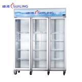 穗凌（SUILING)  LG4-1000M3/1200M3/1380M3 立式单温直冷机组上置三门门展示冷柜 双玻璃门雪柜饮料茶叶水果鲜肉柜商用冷柜【冷柜图片 冷柜价格 冷柜品牌 冷柜报价】(LG4-1000M3)