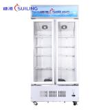 穗凌（SUILING) LG4-398M2F/488M2F立式单温双对开门风冷展示柜 玻璃双门冷藏饮料啤酒水果鲜肉冷藏冰柜商用【冷柜图片 冷柜价格 冷柜品牌 冷柜报价】(LG4-398M2F)