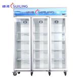 穗凌(SUILING) LG4-1000M3F/1000M6F/1200M3F/1200M6F/1380M3F立式单温风冷超大型三门六门冷藏多门展示柜冷柜水果饮料茶叶冰柜商用雪柜(LG4-1200M3F)