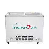 TONBAO/通宝 SCD-273A/303A 卧式双温双机两室冷冻冷藏平移玻璃门冰柜 卧式雪糕冰棍鲜肉冷冻柜 卧式啤酒饮料冷藏柜【冷柜图片 冷柜价格 冷柜品牌 冷柜报价】(SCD-273(A))